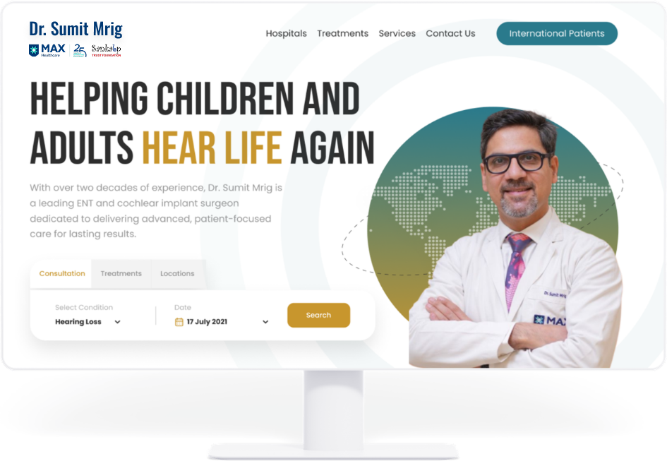 Human & Trust-Led website mockup