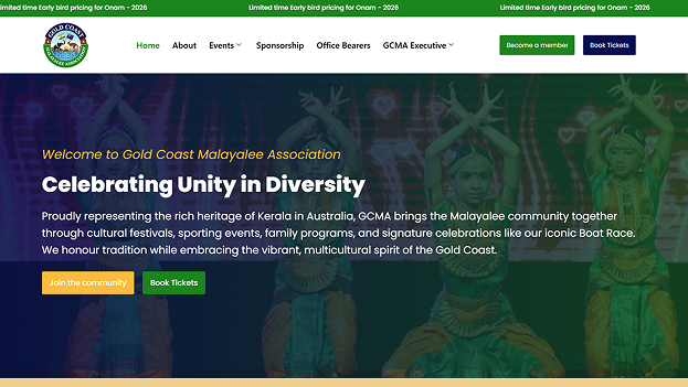 Website design work sample 3