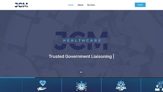 Website design work sample 2
