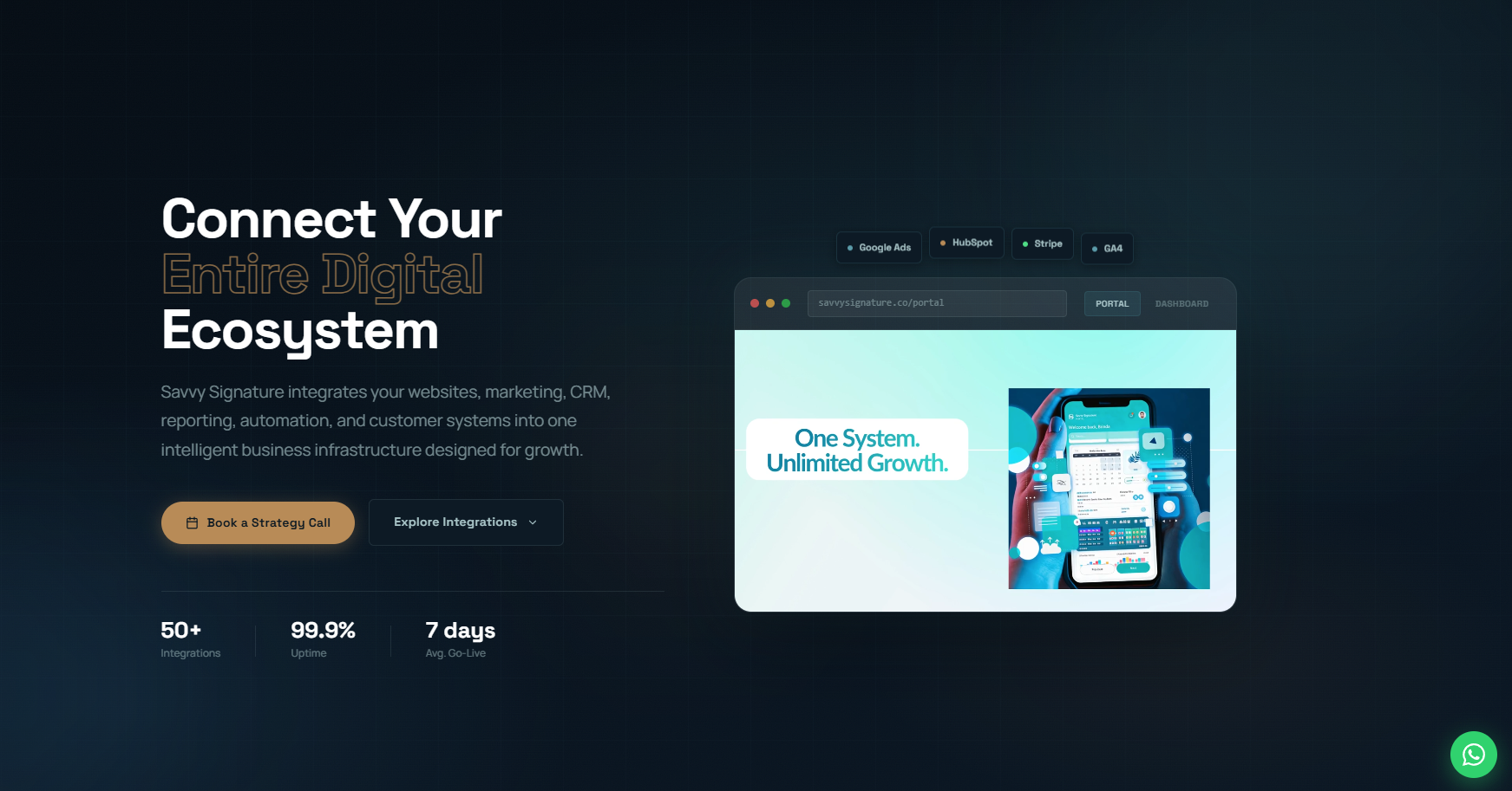 Website design work sample 7