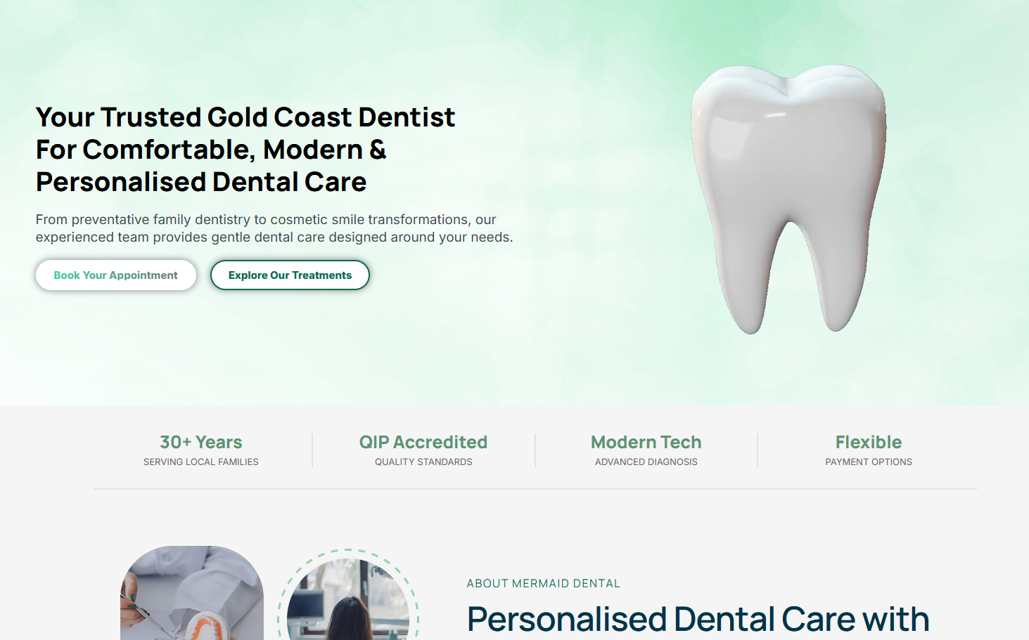 Website design work sample 8
